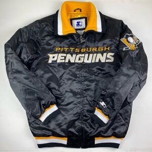 Starter Pittsburg Penguins Hockey Team Jacket Medium
